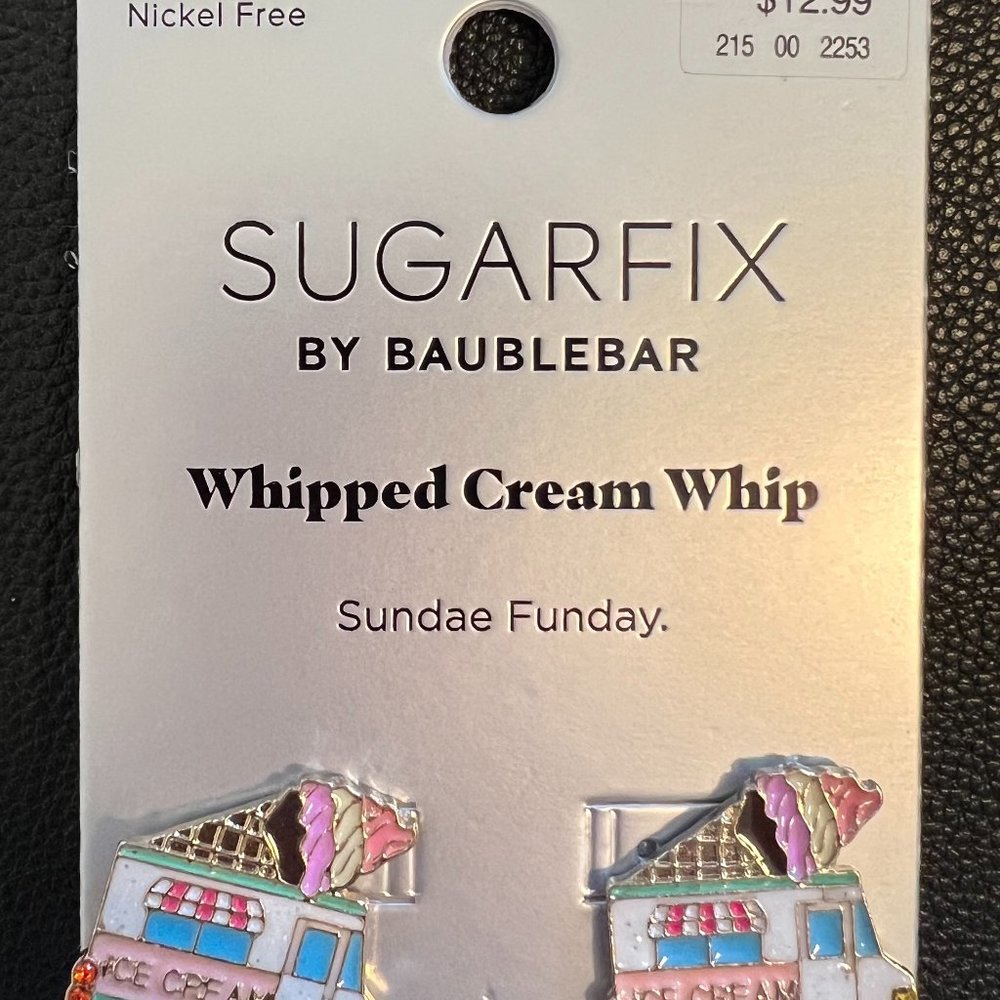 NWT SugarFix by Baublebar Whipped Cream Whip earrings